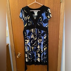 Danny Nicole Tie-back Knee Length Dress